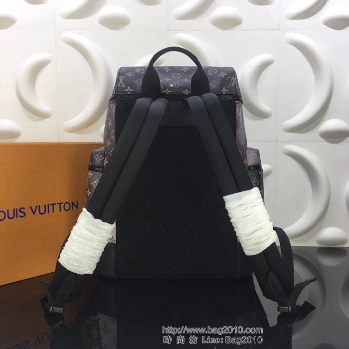 路易威登LV 頂級原單 M44174 2019春夏季前預展系列新品 Alpha雙肩包 外形獨特 經典百搭款式  YDH2498